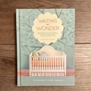 Waiting in Wonder Devotional Journal - Cream and Tan